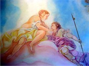 Настенная роспись и скульптура