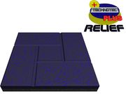 Напольное покрытие из резиновой крошки в виде плит 