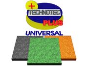 Напольное покрытие из резиновой крошки в виде плит 