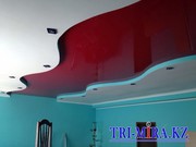 Установка натяжных потолков в Астане,  Алмате и Шымкенте. TRI MIRA