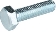 Болт с шестигранной головкой (оцинкованный,  класс прочности 5, 8)