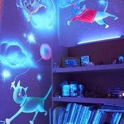 Неоновая Люминесцентная краска –эмаль
