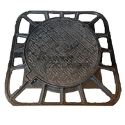 Канализационный люк из выскокпрочного чугунна С250,  квадратный ГОСТ 36