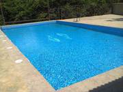 Отделка  бассейна ПВХ пленкой