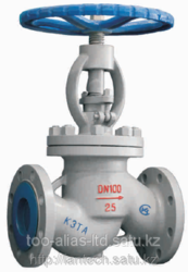 Вентили запорные фланцевые стальные J41H-40 (Ру-40)