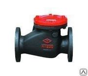 Клапаны обратные поворотные (вертикальные) фланцевые чугунные Н44Т-16