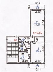 Продаю 2-х комн. квартиру 13-микр. дом 8.