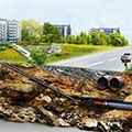 Прокладка трубопроводов водоснабжения в Петропавловске