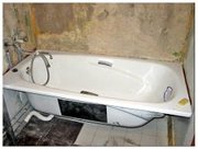 Установка ванны