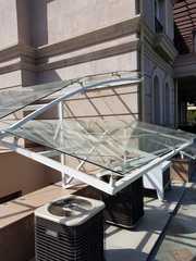 Козырьки из стекла   