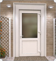 Входные пластиковые двери Rehau