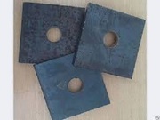 Квадратные анкерные пластины,  шайба с отверстием 